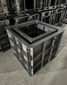 Moule pour couvercles de manhole et chambres d'inspection en acier pour système de drainage des eaux usées, haute précision, modulaire, personnalisable - Product Image 1