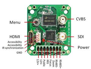 3-in-1-Code Konvertieren von LVDS in 3G-SDI CVBS-Codierung der Heck platine LVDS-Steuerung für Savgood FCB-<span class=keywords><strong>Digital</strong></span> kamera modul <span class=keywords><strong>SG</strong></span>-TB01-3SDI - Product Image 3