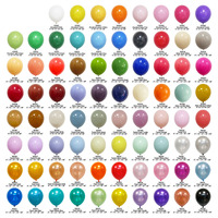 Logo Kleur Aangepaste Kerstfeest Moederdag Gelukkige Verjaardag Valentijnsdag Ronde Ballonnen Helium Bruiloft Latex Ballon Decoratie