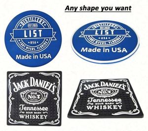 Customized Pvc <b>Rubber</b> Beer Coasters Custom <b>Printed</b> Absorbent Pulp Board Paper Coffee Coasters <b>Silicone</b> Coasters With Holder - Product Image 5