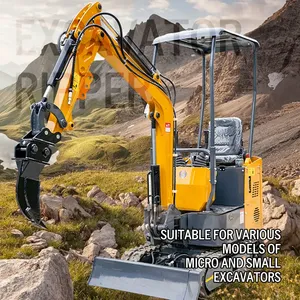 Miniexcavadora de Acero Avanzada con Escarificador, Desgarrador y Rompedor de Suelo para Agricultura, Huertos, Jardines, Arcilla, Tierra Congelada y Uso Agrícola, Bajo Mantenimiento - Product Image 3