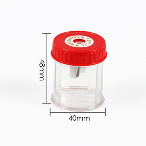 <span class=keywords><strong>Taille</strong></span>-<span class=keywords><strong>crayon</strong></span> en plastique portable à un trou, en forme de baril, avec un cristal brillant, amusant et original, pour enfants, fournisseur pour la rentrée scolaire - Product Image 2