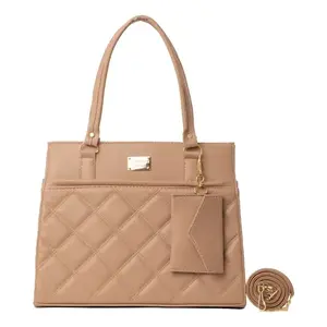 Neceser de Maquillaje Fana Dunia Original M3894 para Mujer Estilo Lindo Bolsa Cosmética de Viaje Estuche Portátil de Poliéster Cierre Abierto Logo de Piedra - Product Image 1