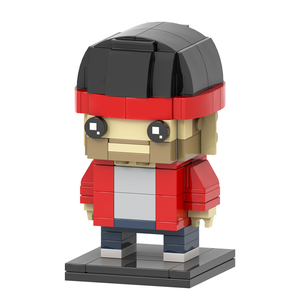 MOC7528 Jesse Pinkman 145 Uds. Ladrillos de cabeza cuadrada un personaje de <span class=keywords><strong>película</strong></span> Breaking Bad ensamblar bloques de construcción educativos juguetes para niños - Product Image 1