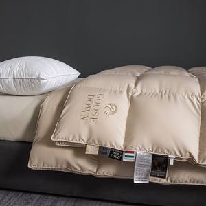 ชุดเครื่องนอนขนห่านนุ่มพิเศษพร้อมลวดลายที่ทันสมัยเทคโนโลยีการผลิตผ้านวมที่นอนสไตล์เรียบง่ายอบอุ่น - Product Image 3