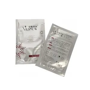 Fabbrica Vmpet imballaggio in plastica per la cura della pelle per la cura del viso per mano sacchetti per campioni di siero 3 sacchetti per mascherina cosmetica con sigillo laterale