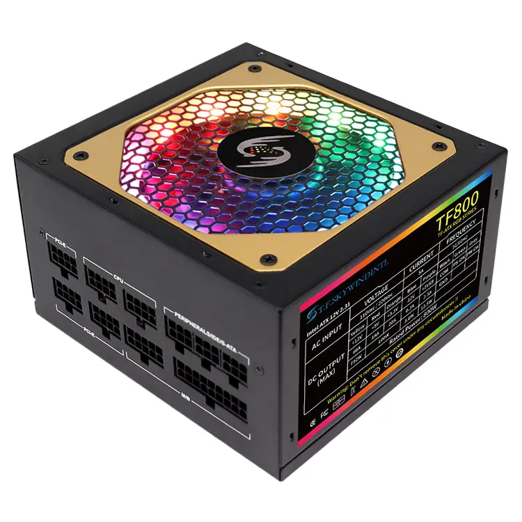 PC için 800W tam modüler bilgisayar oyun Atx güç kaynağı 800w anahtarlama güç kaynakları