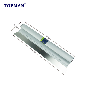 Espátula de Acero Inoxidable de 600 mm <span class=keywords><strong>para</strong></span> <span class=keywords><strong>Alisar</strong></span> Paneles de Yeso, Tipo Curvo/Plano, Herramienta Manual Anodizada <span class=keywords><strong>para</strong></span> Acabado de Concreto y Paneles de Pared - Product Image 2