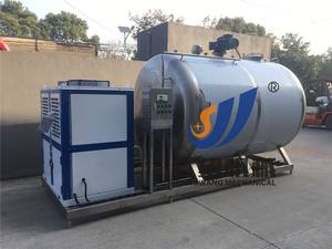 خزان تبريد الحليب بالجملة / خزان تبريد الحليب / خزان تخزين الحليب الأفقي والعمودي مع نظام تبريد - Product Image 5