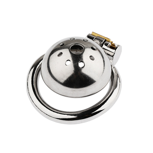 Cage de chasteté pour hommes, cadeau de saint valentin, dispositif de chasteté en acier inoxydable avec serrures invisibles - Product Image 2
