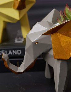 Resina elefante olla decoración para el hogar regalos escultura de la resina - Product Image 3