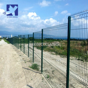 Dễ dàng lắp ráp nóng bán <span class=keywords><strong>PVC</strong></span> tráng 3D hàng rào cong cho hàng rào ngoài trời hoặc vườn - Product Image 2