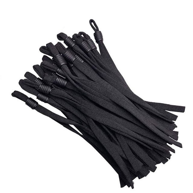 Adjustable Elastic Buckle Band Cord Stretch String Facemask Earloop For DIY Mouth Mask Accessory Sewing Stretch Rope