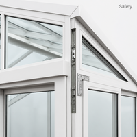 Véranda sur mesure en aluminium avec toit en verre, terrasse préfabriquée, serre, patio, jardin avec verre trempé pour villa