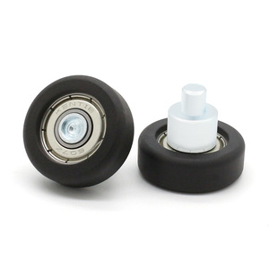 Rueda de Camión con Eje de Hardware y Correa de Polea de Nailon Resistente al Desgaste, Soportada por el Fabricante, con Rosca Externa y Recubrimiento de Goma - Product Image 1