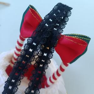 5876/1.5 Oyuk Orta Düz Beyaz İki Stil Stok Naylon Dantel Şerit Çift Düğüm İğne Makinesi Tasarımı Çiçek Desenli Elastik Kemer - Product Image 1