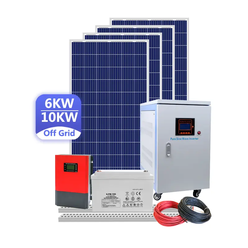 5kW 10kW Dual Axis Solar Tracker 6kW 10kW Sonnensystem für zu Hause