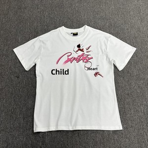Camiseta de Manga Corta Estilo Urbano Americano, Hip-Hop Europeo/Americano, Unisex, Informal, de Algodón Transpirable, Holgada, 250g - Product Image 4