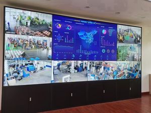 65インチ、75インチ、85インチの超狭額縁LCDスプライシングスクリーン、地下鉄/空港やショッピングモールに最適なLCDビデオウォール - Product Image 2