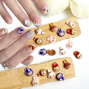 Accesorios <span class=keywords><strong>de</strong></span> Resina DIY <span class=keywords><strong>para</strong></span> <span class=keywords><strong>Uñas</strong></span> y Cabello: Diseño Kawaii Luminoso <span class=keywords><strong>de</strong></span> Labubu 3D <span class=keywords><strong>de</strong></span> Dibujos Animados, Adornos <span class=keywords><strong>de</strong></span> <span class=keywords><strong>Gel</strong></span> Cremoso <span class=keywords><strong>de</strong></span> Moda - Product Image 4