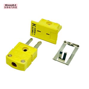 Termopar Tipo K, Conector Pequeño Amarillo SMPW-K-M/F, Conector Macho y Hembra para Panel, Color Amarillo, Producto para Conectores de Circuitos Integrados - Product Image 1