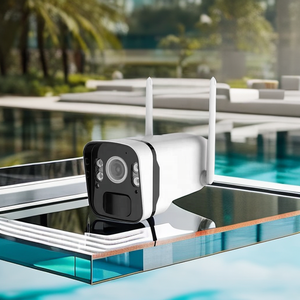 Système de caméra de vidéosurveillance sans fil 8 canaux 4MP Vision nocturne Kit Wifi <span class=keywords><strong>NVR</strong></span> Panneau solaire-Comprend une carte SD Données en nuage - Product Image 2