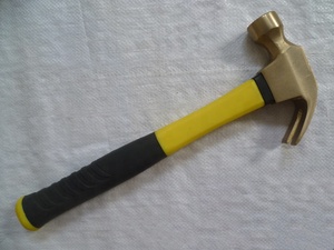 Martello in Ottone Tipo Artiglio, Utensile Manuale Antiscintilla, Martello per Estrarre Chiodi, Martello di Sicurezza in Rame - Product Image 2