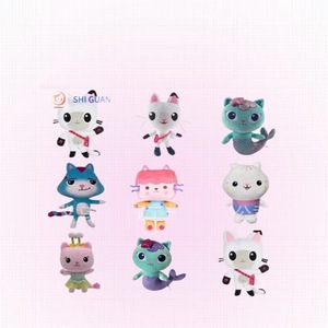 Peluche <span class=keywords><strong>de</strong></span> <span class=keywords><strong>Gabby</strong></span>'s Dollhouse MerCat, Muñeco <span class=keywords><strong>de</strong></span> Gato Sirena, Figura <span class=keywords><strong>de</strong></span> Dibujos Animados Suave, Mascota Kawaii, Regalo para Niños, Decoración del Hogar - Product Image 1