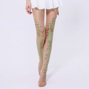 <span class=keywords><strong>Collant</strong></span> Ultra-Sottili <span class=keywords><strong>con</strong></span> Stampa Glitterata Effetto Sirena, Calze Scintillanti <span class=keywords><strong>con</strong></span> Paillettes per Donne - Product Image 4