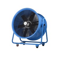 Onedry-Ventilateur industriel portable de 24 pouces, ventilateur, extracteur de tuyau axial, ventilateur, cylindre centrifuge avec support pour ateliers