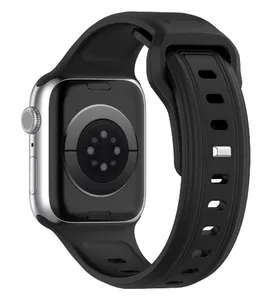 Leyi morbido silicone Smart Loop bracciale elastico cinturino regolabile ricambio cinturini orologio per iWatch8 pro ultra 38 42 49mm