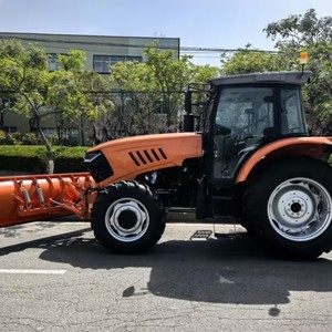 Nouveau tracteur agricole 4x4 de 90 CV à transmission par engrenages avec pelle rétrocaveuse avant, haute productivité, boîte de vitesses pour usage domestique - Product Image 2