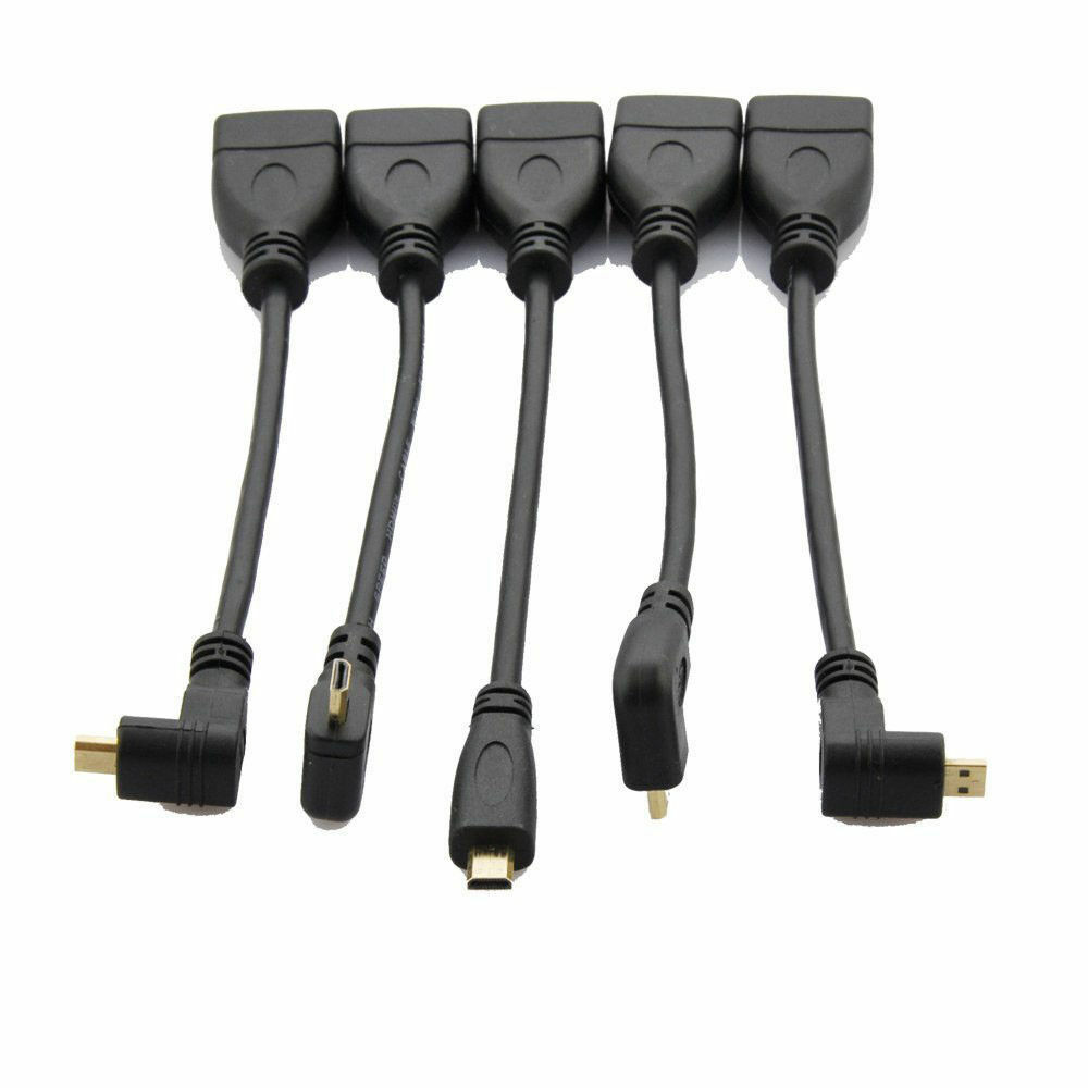 Adaptador Codo Hdmi 90 Y 270 Grados Macho A Hembra - $ 140,00 En