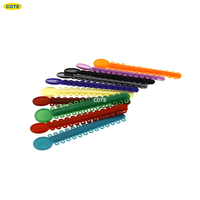 Ligature orthodontique dentaire colorée attache des bandes de caoutchouc élastiques pour supports matériel orthodontique