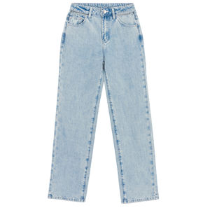 Pantalones Vaqueros Casuales Holgados <span class=keywords><strong>y</strong></span> Transpirables <span class=keywords><strong>para</strong></span> <span class=keywords><strong>Mujer</strong></span>, de Cintura Alta, con Corte Recto, Estilo Baggy, con Cintura Desgarrada - Product Image 1