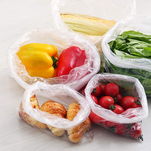 Factory Direct Transparent PE Plastic Bags Valve Gravure Printing Custom Logo Food <strong>Fruit</strong> Vegetable Supermarket Packaging <strong>Roll</strong> - Product Image 5