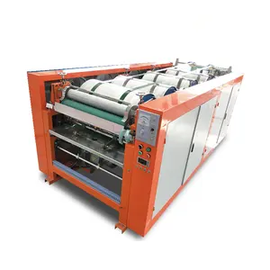 Automatic Paper Bag Label Printing Printer Machines 2 Color On Plastic Paper Bags