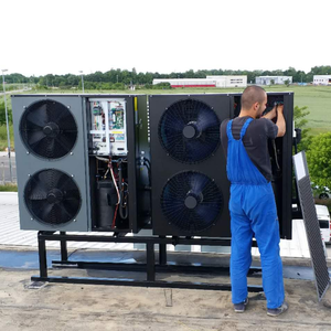 Pompe à chaleur électrique à haute efficacité, source d'air, R290/R32, 10-22KW, sans réservoir, classe A++, compresseur rotatif double, pour utilisation en extérieur dans les hôtels - Product Image 5