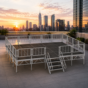Plataforma de Escenario Impermeable para Interiores y Exteriores, para Conciertos, Desfiles de Moda, Bodas, Escenario de Aluminio para Eventos - Product Image 5