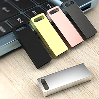 Flash Drive Usb 3.2 promosi harga wajar Super Mini Metal 128gb produsen harga rendah Flash Drive Usb 16