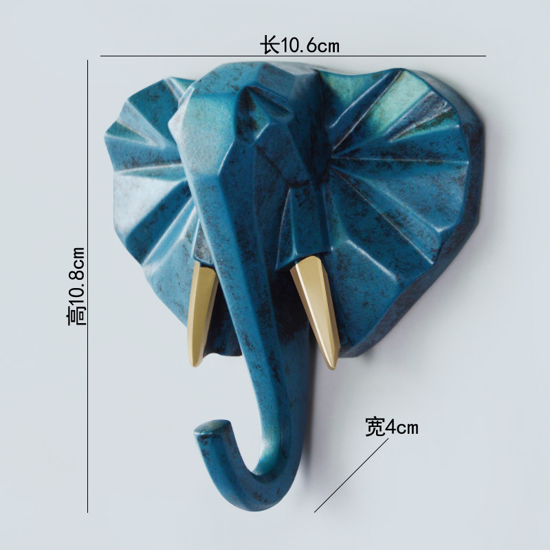 Bleu rétro (éléphant)