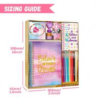 Kit de journal DIY, cadeau d'anniversaire pour adolescentes - Coffret cadeau de planificateur, scrapbook et journal