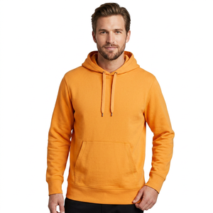 Sweat à capuche en polaire vert pour homme, 100% coton, broderie, vente en gros, polaire 300 g/m², 2026 - Product Image 1