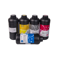 Tinta cetak UV dapat disesuaikan LED fleksibel dan kaku untuk Epson Dx4 Dx5 Dx7 Xp600 Tx800 kepala Printer