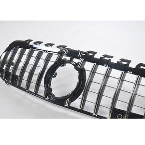 UNE <span class=keywords><strong>Classe</strong></span> 2019 GT <span class=keywords><strong>AMG</strong></span> Diamants style noir Argent ABS chromé <span class=keywords><strong>calandre</strong></span> de voiture pour Mercedes BENZ W177 - Product Image 3