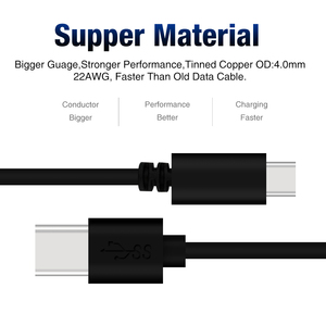 USB 3.2 Type-C Cáp dữ liệu cho Android 10gbps nhanh chóng sạc 60W xe sạc với điện thoại di động máy tính chuyển cáp tốc độ cao - Product Image 3