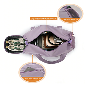 Bolsa <span class=keywords><strong>de</strong></span> Viaje Premium a Precio Económico, con Logotipo Personalizado, Ligera, para Gimnasio, Almacenamiento, Diseño Elegante, Varios Estilos en Existencia, Plegable, para Yoga - Product Image 4