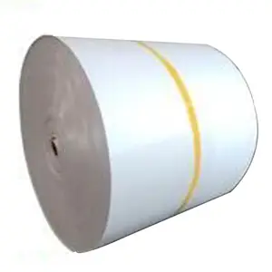 Customized Printed 100% Wood Pulp Jumbo Greaseproof White Brown Craft Paper Cup Pe Coated Paper