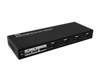 Commutateur KVM MT-VIKI DP 4 ports 4K 60Hz en métal, convertisseur USB pour ordinateur portable 4x1 pour commutateur