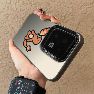 Funda protectora para teléfono con diseño de dragón de fuego de color sólido estilo caricatura, compatible con Xiaomi, Samsung y Oppo - Product Image 4